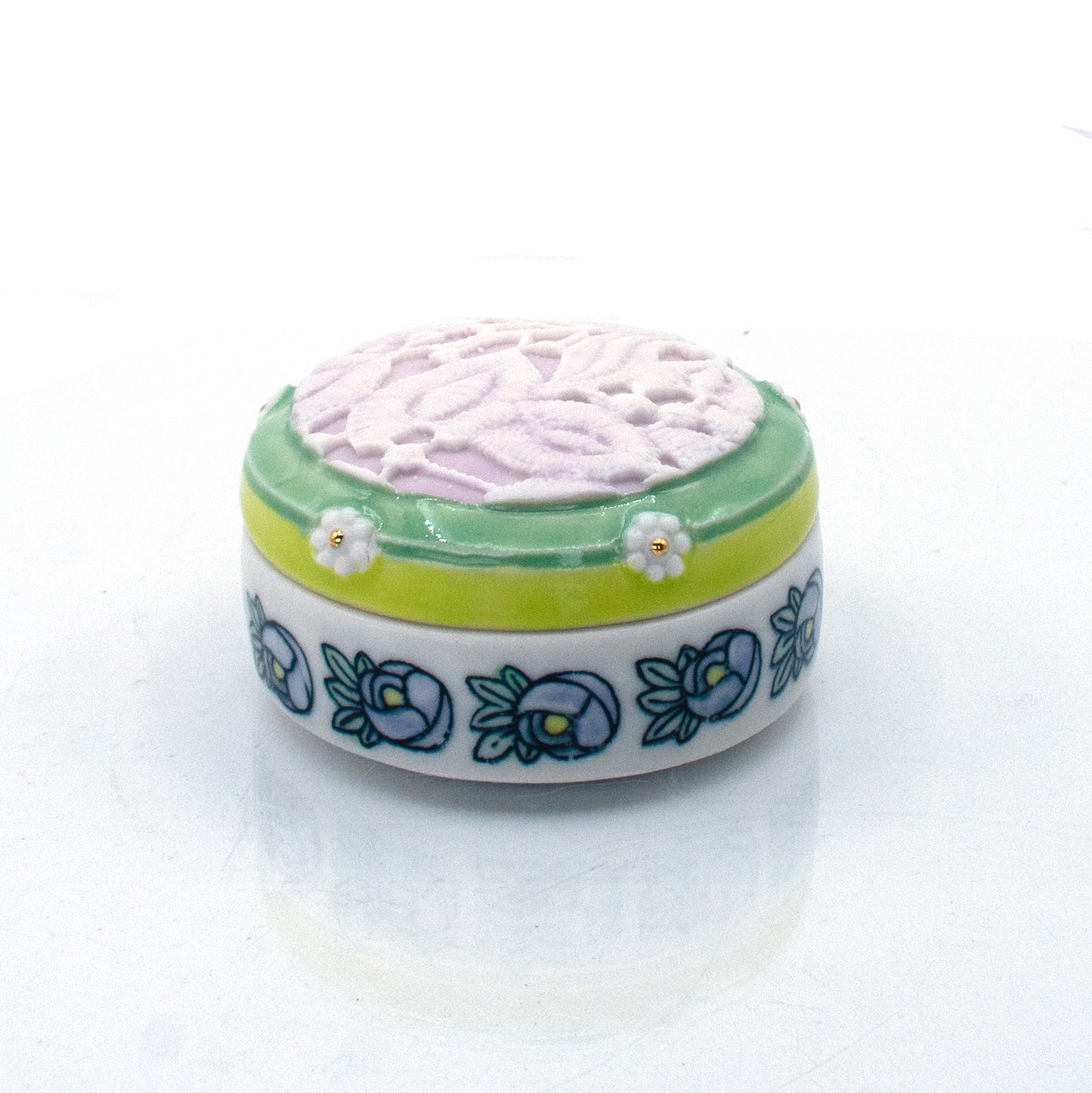 Floral Trinket Jar