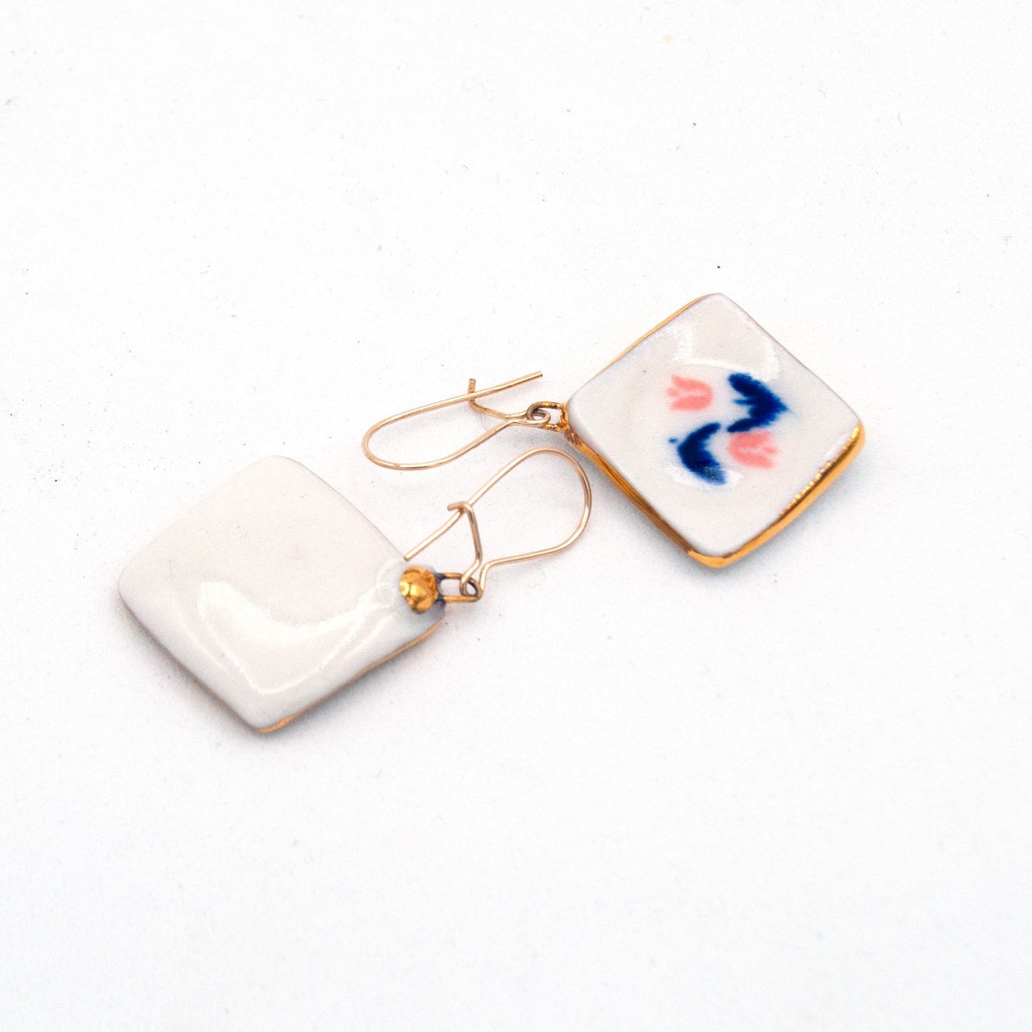 Tulip Square Plate Earrings