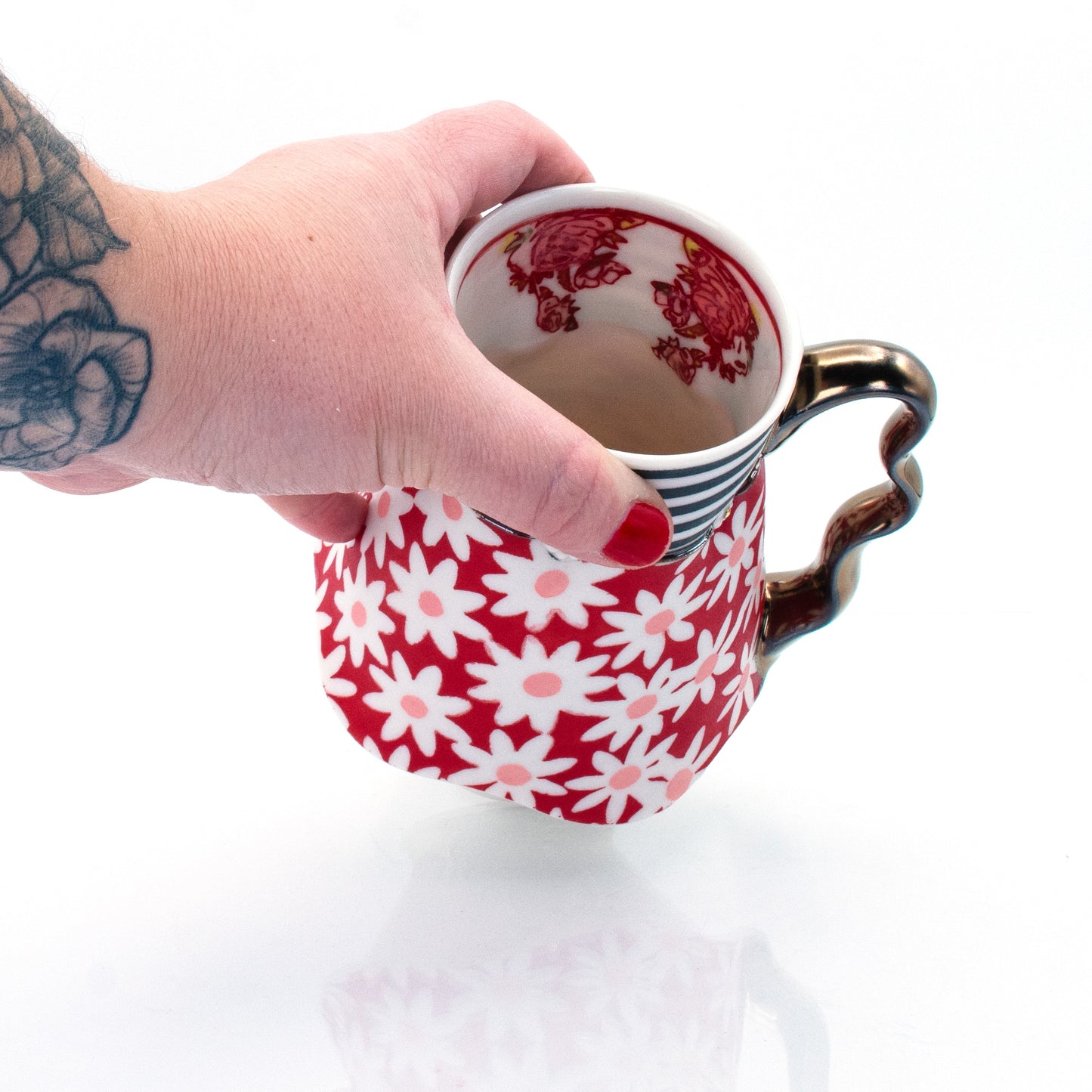 Skirted Dimple Mug