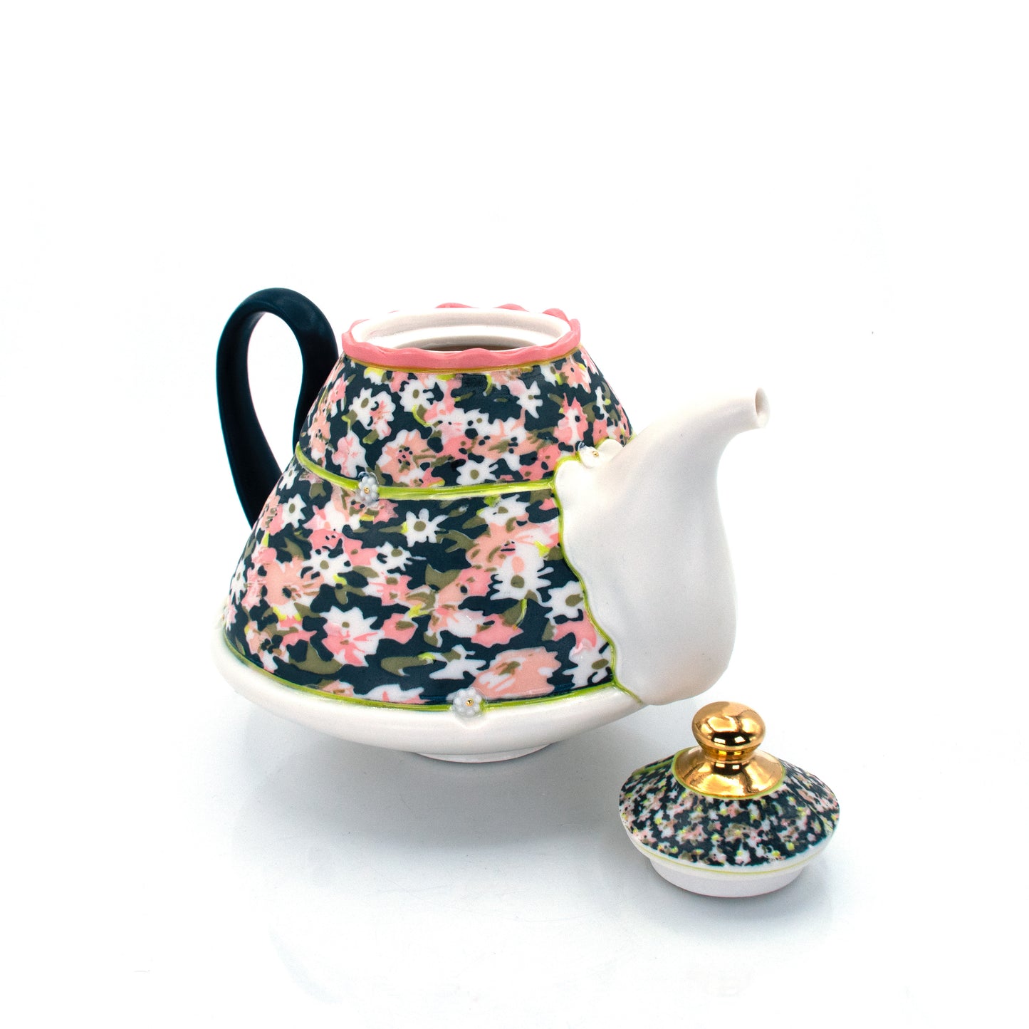 Ditsy Stretched Floral Teapot