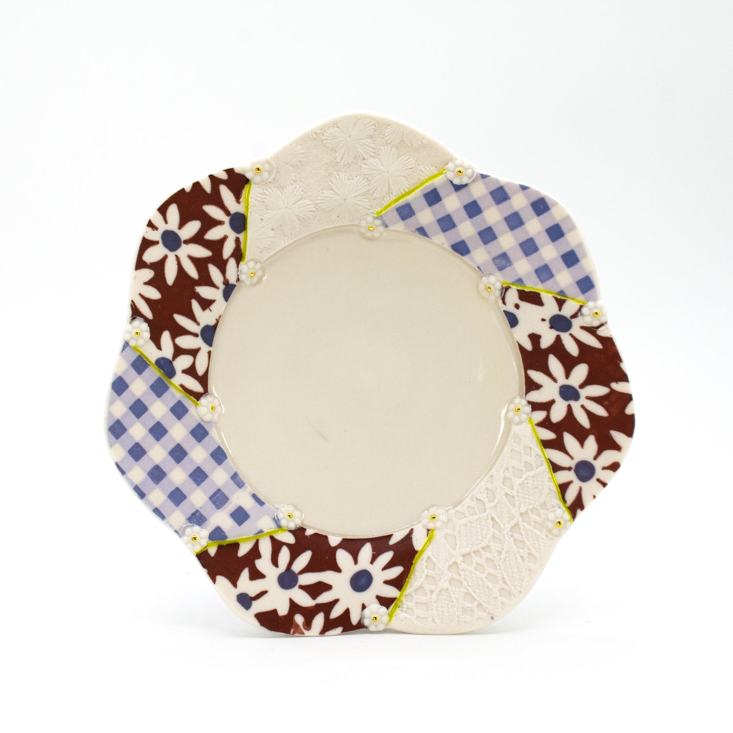 Quilted Dessert Plates
