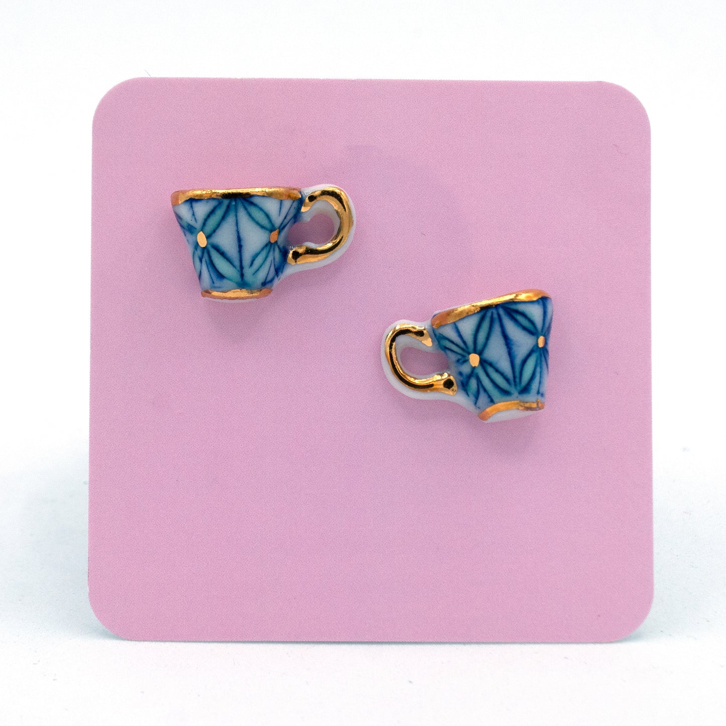 Teacup Stud Earrings