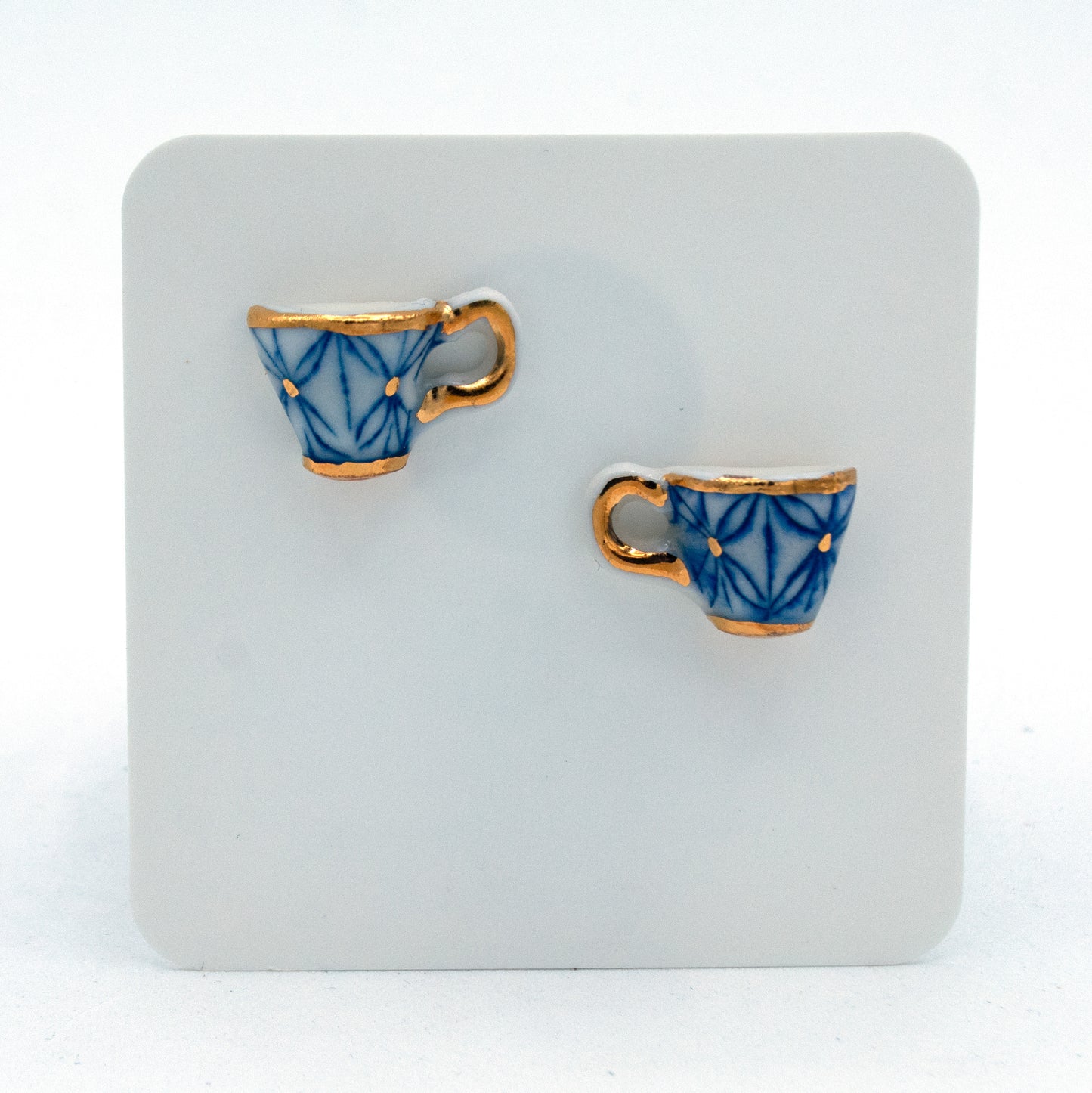 Teacup Stud Earrings