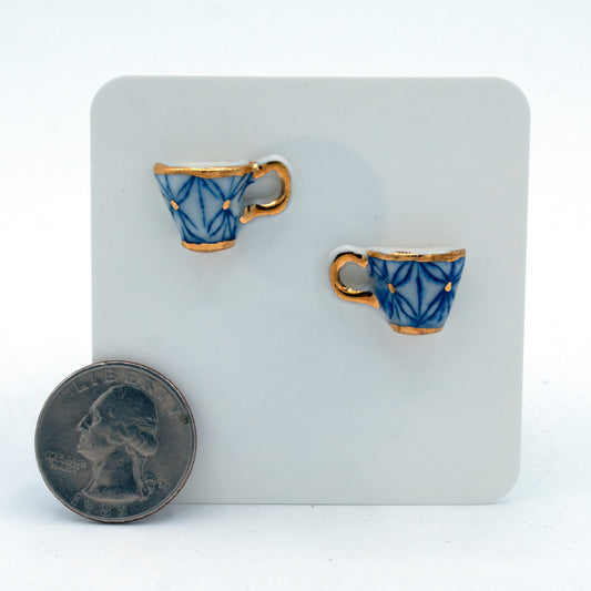 Teacup Stud Earrings