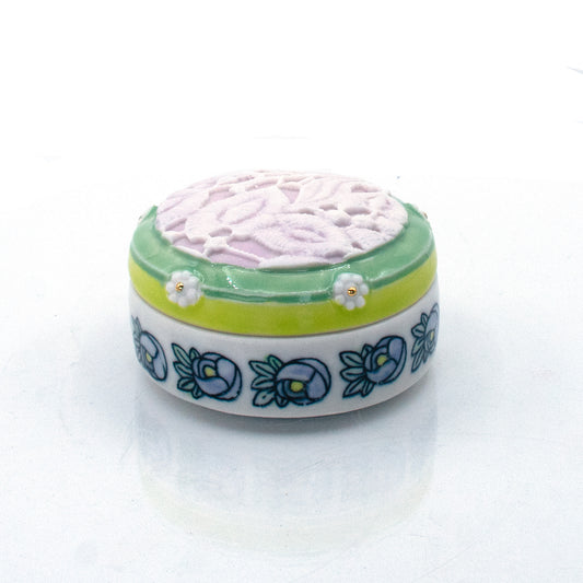 Floral Trinket Jar