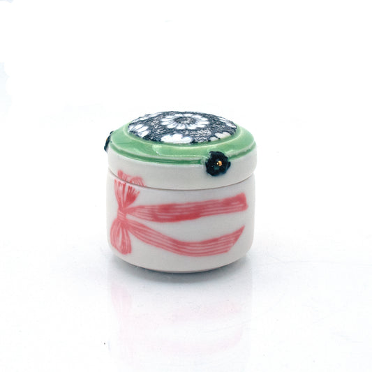 Trinket Jar with Bow