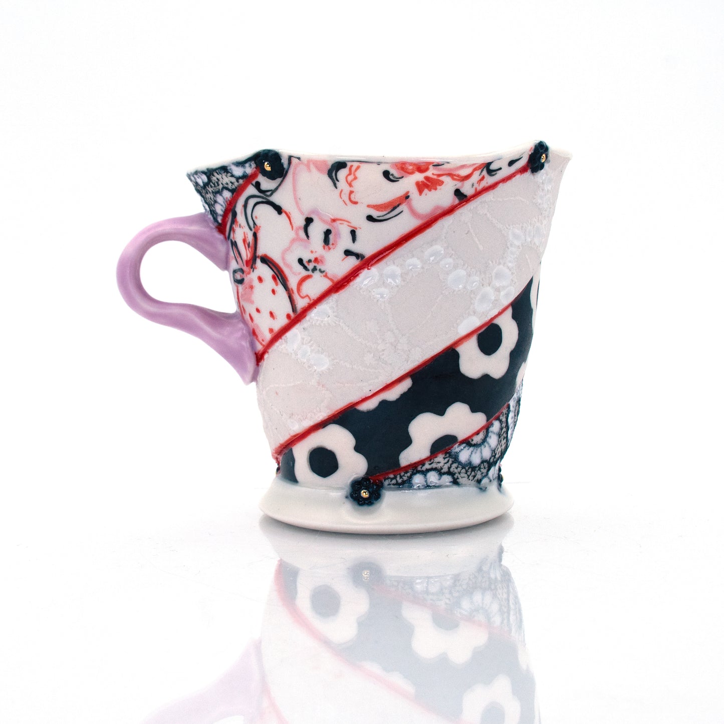 Strawberry Quilted Twist Mug