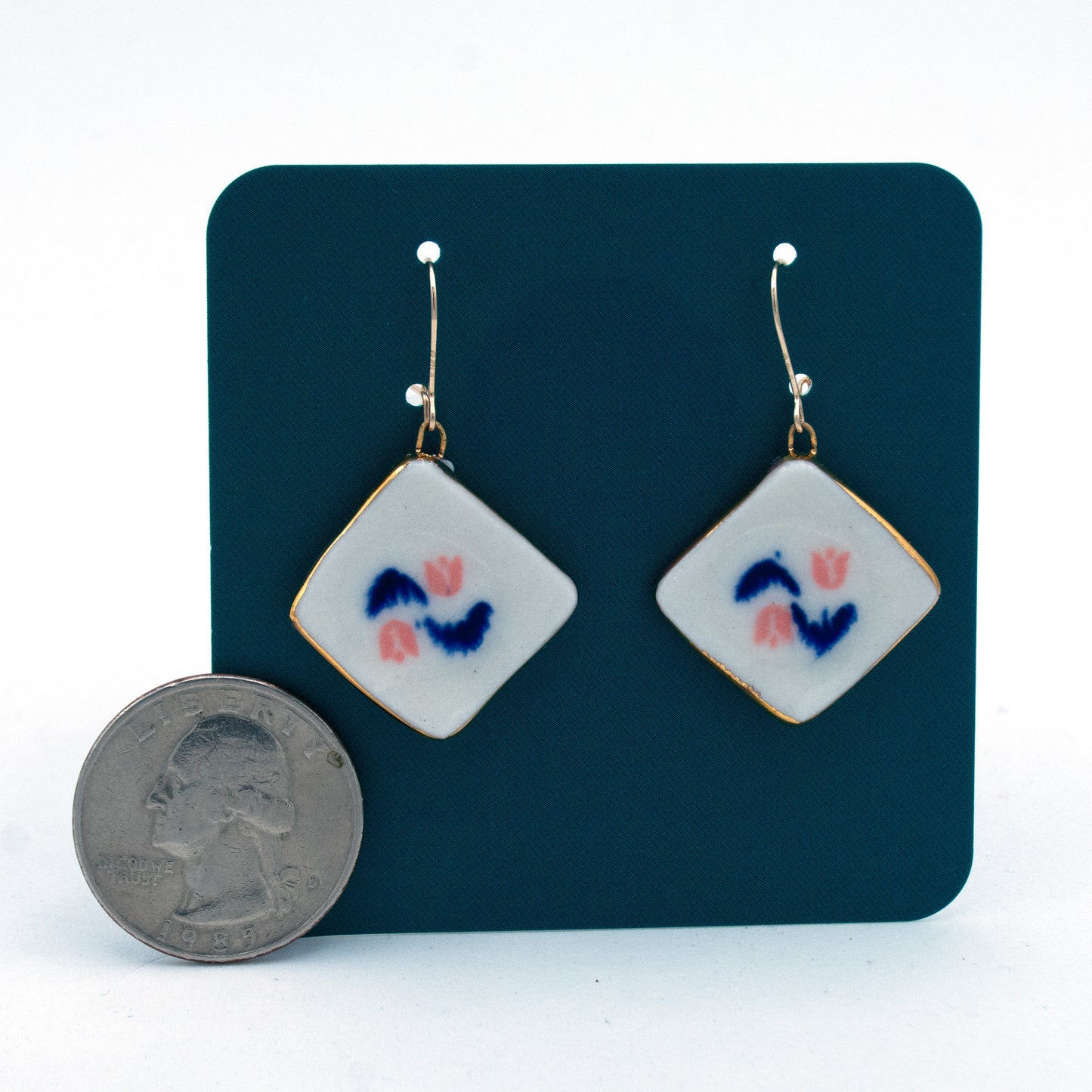 Tulip Square Plate Earrings