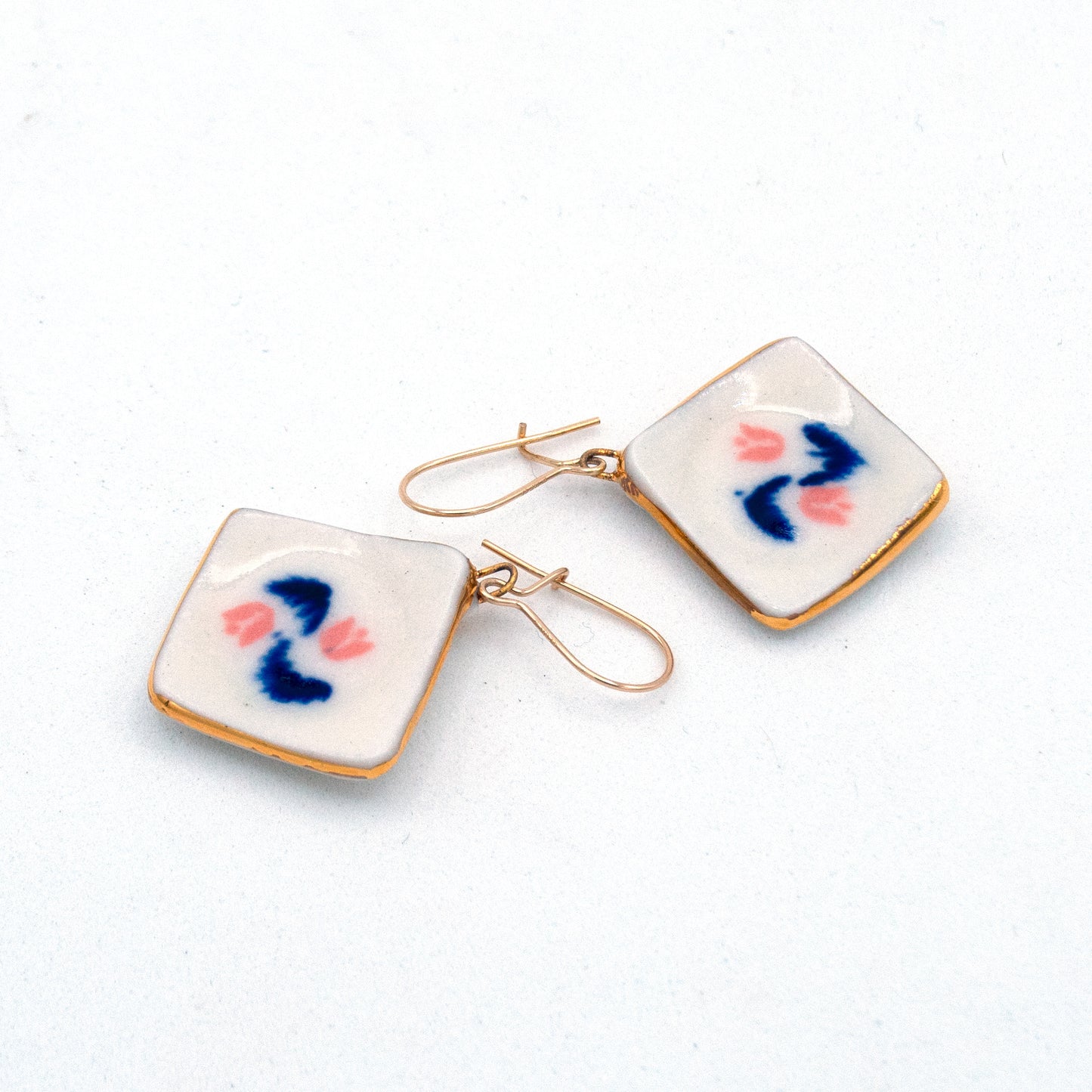 Tulip Square Plate Earrings