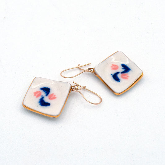 Tulip Square Plate Earrings