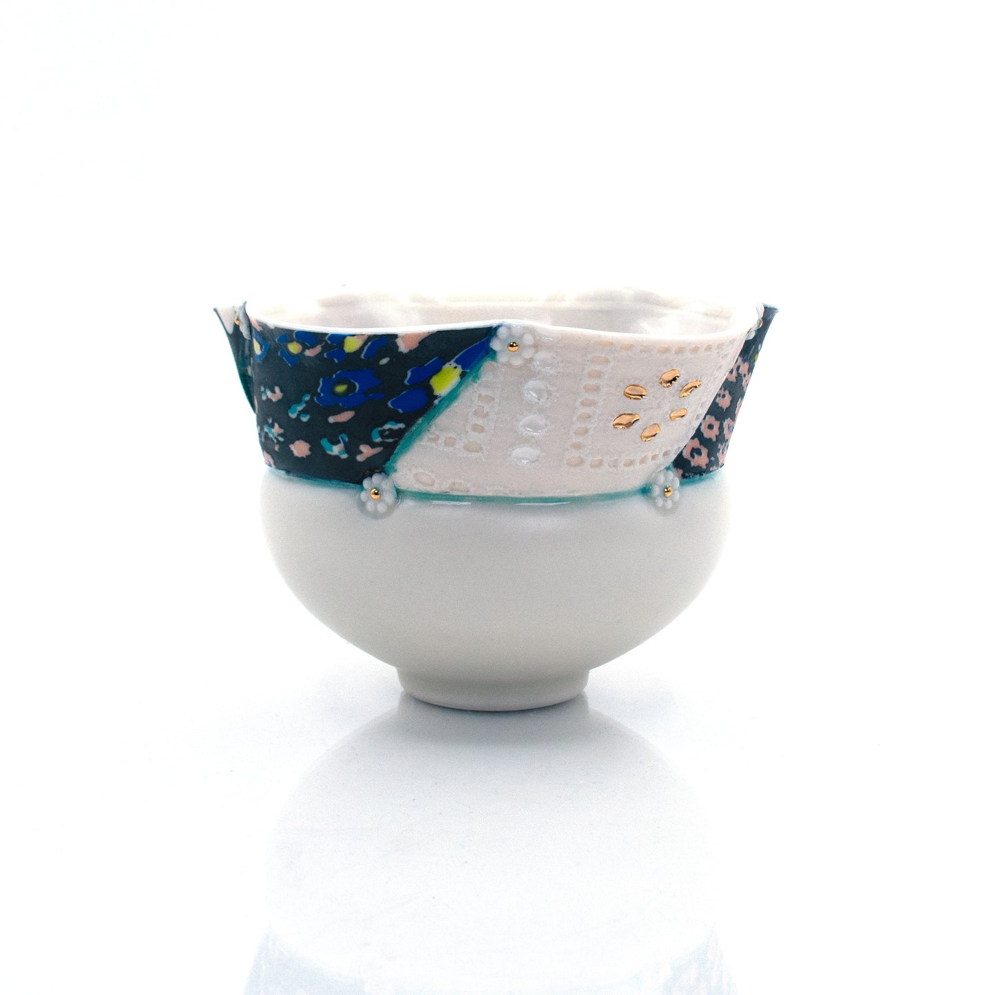 Quilted Ice Cream Bowl