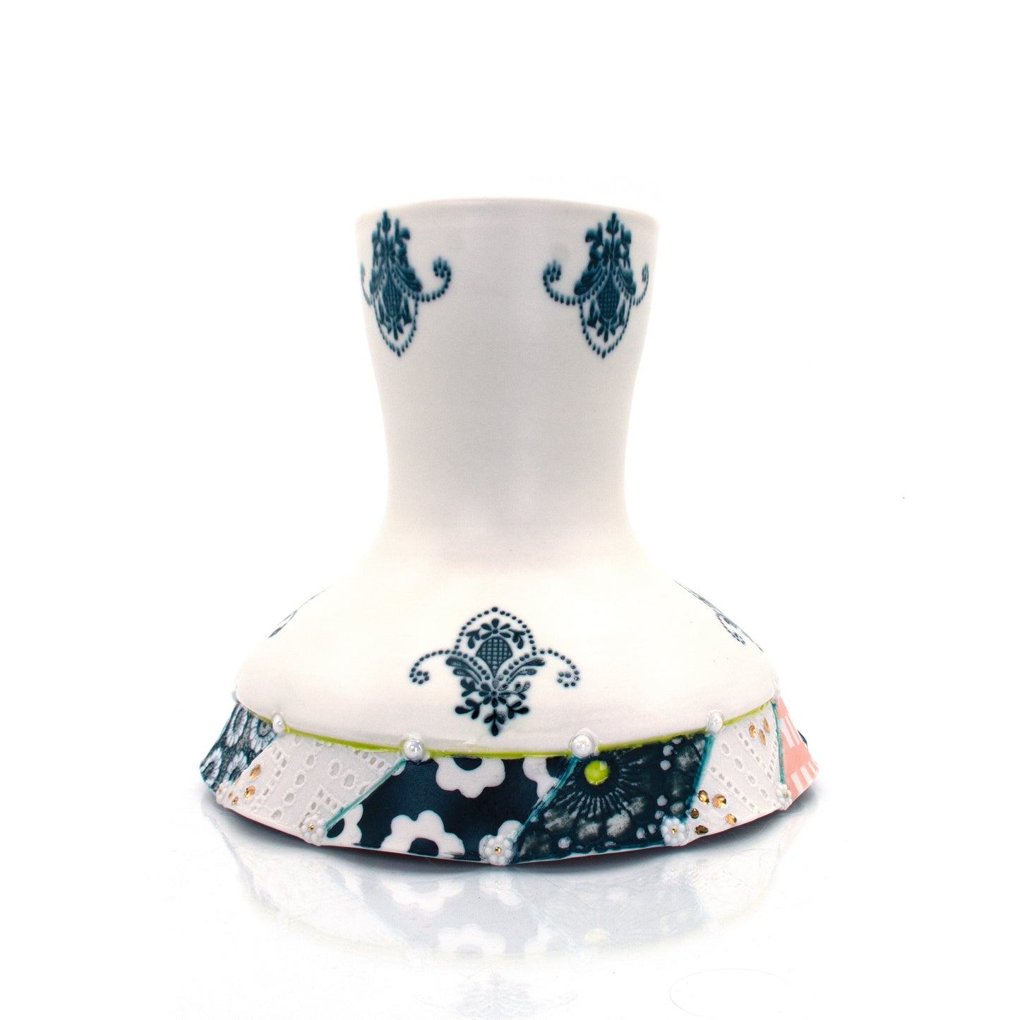 Quilted Pedestal Bowl