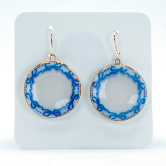 Barbie Bow Plate Earrings