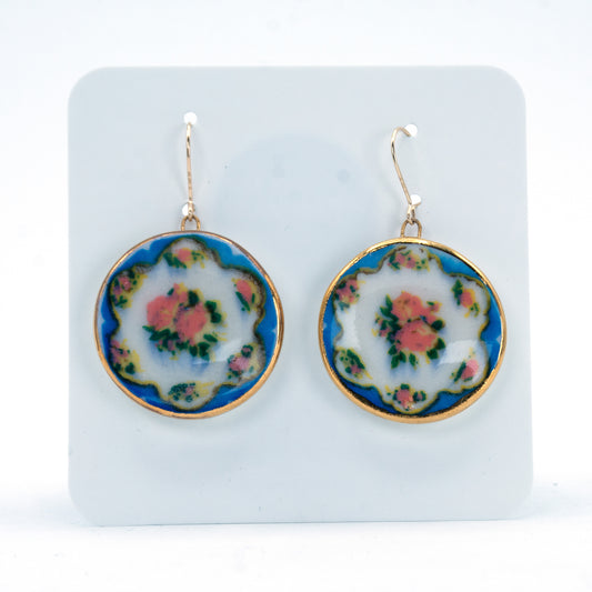 Sèvres Plate Earrings