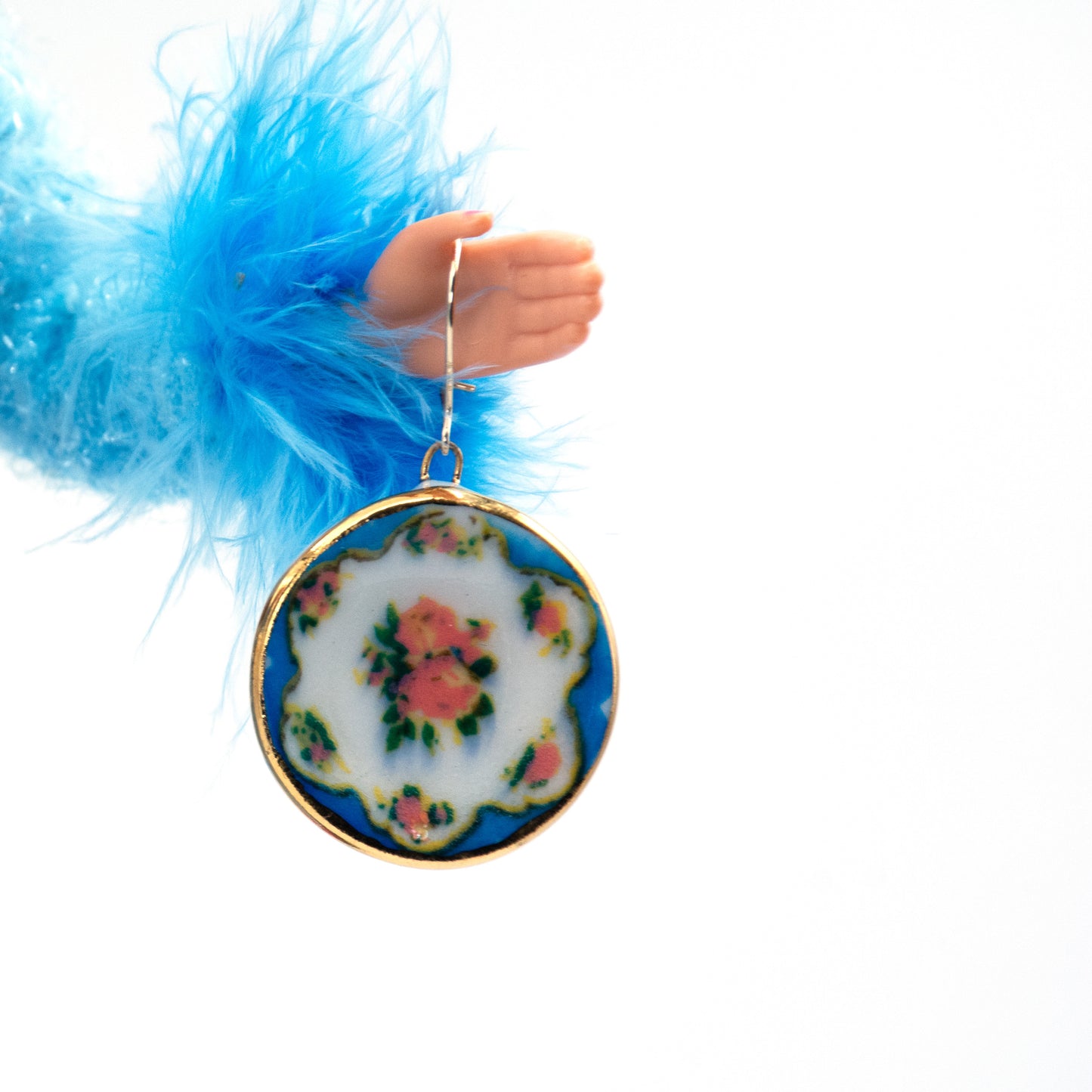 Sèvres Plate Earrings