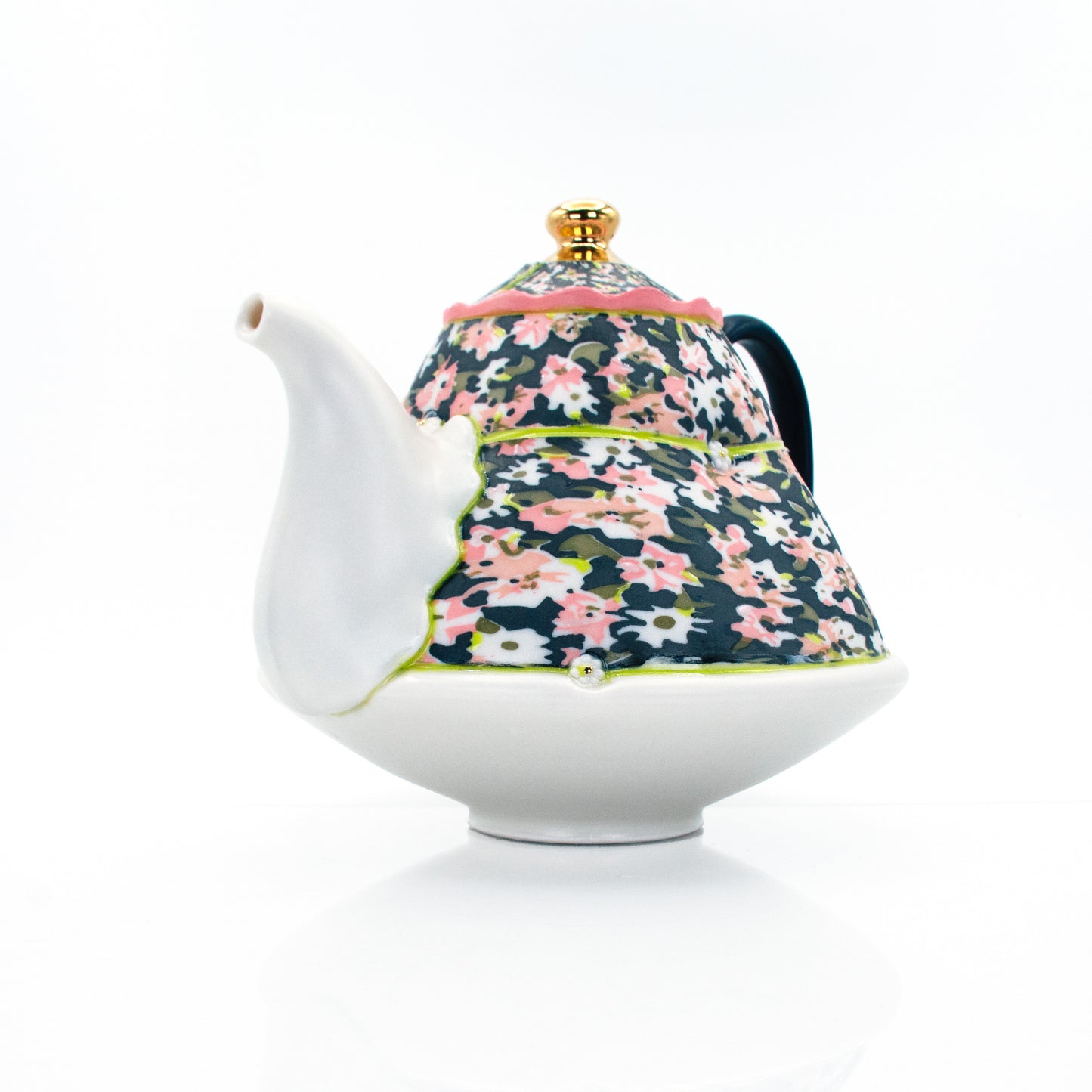 Ditsy Stretched Floral Teapot