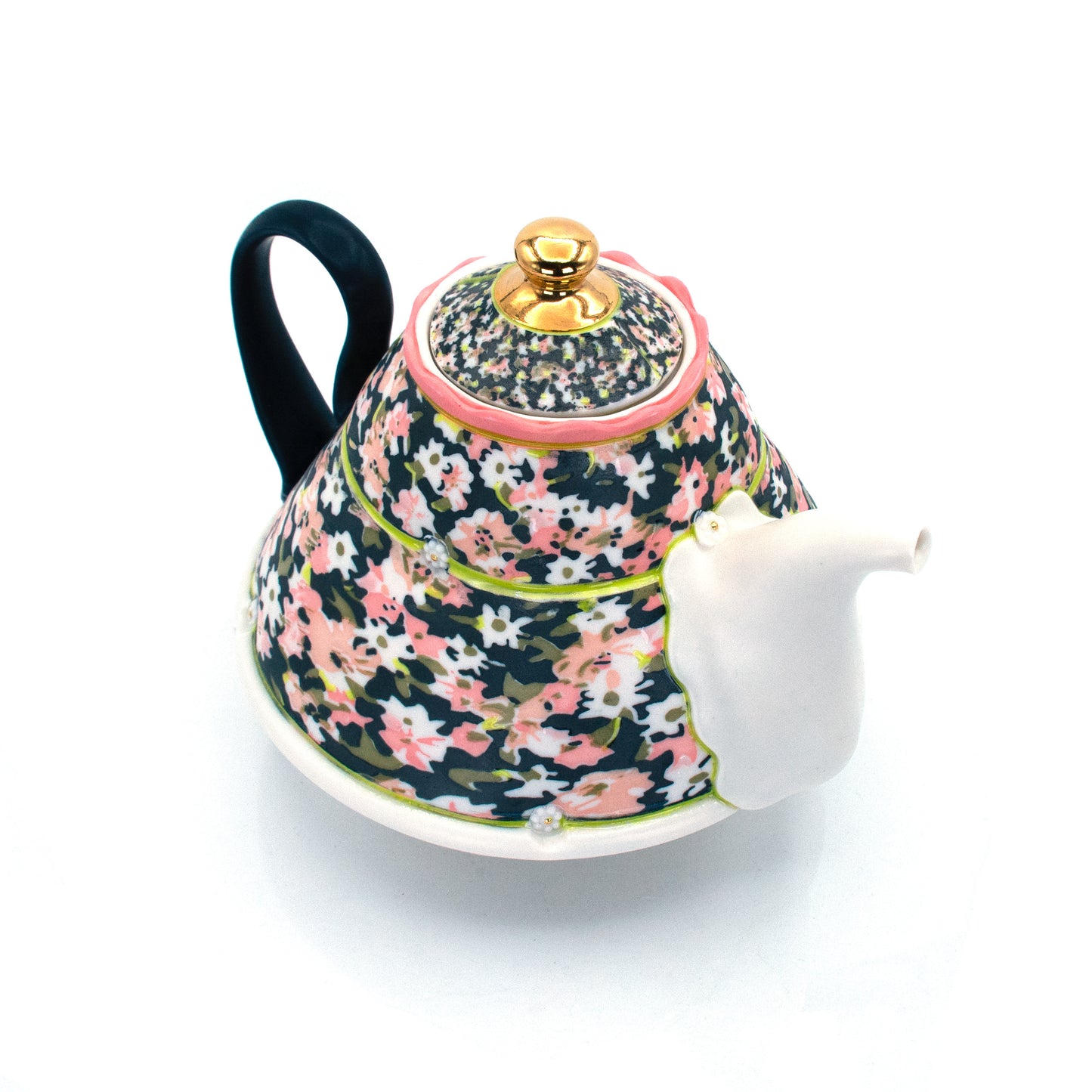 Ditsy Stretched Floral Teapot